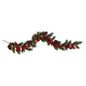 6'Apple, Berries and Pinecone Artificial Garland