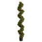 6'Boxwood Spiral Topiary Artificial Tree
