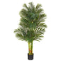 6'Triple Stalk Golden Cane Artificial Palm Tree