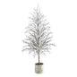 6'Snowed Twig Artificial Tree in Decorative Planter