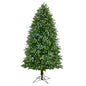 6.5'Fraser Fir Artificial Christmas Tree with 550 Gum Ball LED Lights with Instant Connect Technology and 965 Bendable Branches