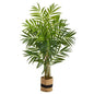 8'King Palm Artificial Tree in Handmade Natural Jute and Cotton Planter