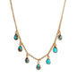 Rise & Shine Collar Necklace - Turquoise