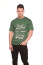 Deer Hunting Men's Bamboo Viscose/Organic Cotton Short Sleeve Graphic T-Shirt