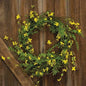 Forsythia Wreath 22"