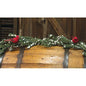 Snowy Twig Garland w/Cardinals 5ft