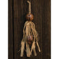 Rusty Bell Cluster w/Burlap Tails (Pack of 4)