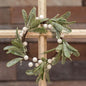 Frosted Mistletoe Ring 4" (Pack of 4)