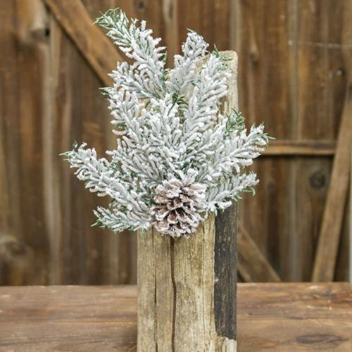 Heavy Snowy Mix Pine Spray (Pack of 2)