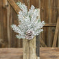 Heavy Snowy Mix Pine Spray (Pack of 2)