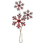 Buffalo Gingham Snowflake Pick 14"  (Pack of 4)