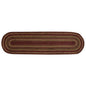 Cinnamon Braided Runner 13" x 48"