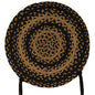Braided Ebony Chair Pad (Pack of 2)