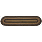 Braided Ebony Runner - 13"x48"
