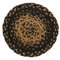 Braided Ebony Trivet (Pack of 4)