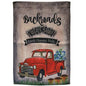 Backroads Red Truck Garden Flag (Pack of 2)