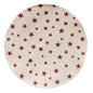 Round Mat w/Red Stars  (Pack of 4)