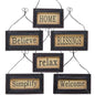*Home Framed Sign w/Hanger 6 Asstd.  (Pack of 4)