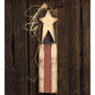 Skinny Vertical Lath Flag 18"