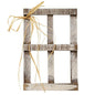 Lath Window With Raffia