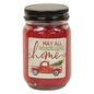 Hollyberry Jar Candle w/Red Truck 12oz - All Roads Lead Home  (Pack of 2)