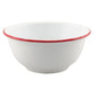 Red Rim Enamel Cereal Bowl (Pack of 4)