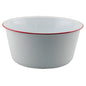 Red Rim Enamel Mixing Bowl (Pack of 2)