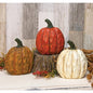Resin Pumpkin 6-1/2" 3 Asstd.  (Pack of 2)
