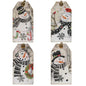 Christmas Tag Plaque  4 Asstd.  (Pack of 4)