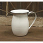 White Enamel Pitcher
