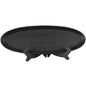 (Black Oval Dish) (Pack of 2)