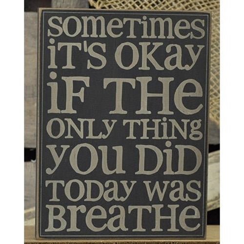 (Breathe Wall Plaque - 6x8 - 4 Asst)  (Pack of 4)