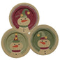 *Star Hat Snowman Plate Asst. (Pack of 2)