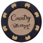 *Country Blessings Sheep Plate  (Pack of 4)