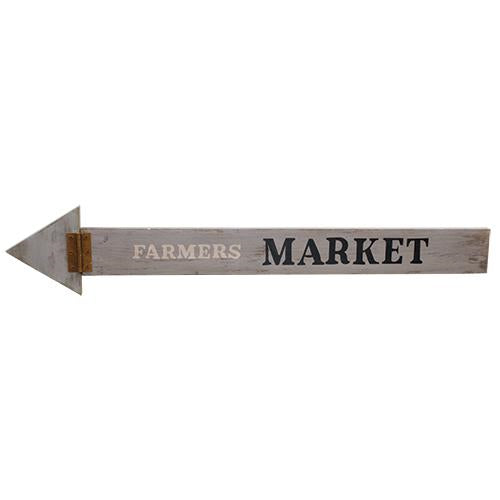 *Farmers Market Arrow Sign