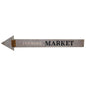 *Farmers Market Arrow Sign