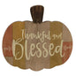 Thankful & Blessed Pumpkin (Pack of 4)