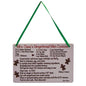 Mrs. Claus's Cookies Ornament  (Pack of 4)