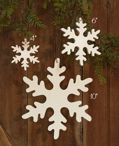 Snowflake Ornament - 4" (Pack of 4)