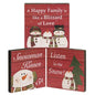 Snowman Kisses Block 3 Asstd. (Pack of 4)