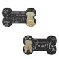 Dog Bone Magnet 2 Asst  (Pack of 4)