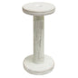 Farmhouse White Spool Candleholder 9.5" (Pack of 2)