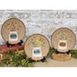 Believe Grace Faith Mason Jar Plate 3 Asstd. (Pack of 2)
