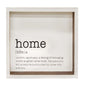 Home Definition Shadowbox Sign (Pack of 4)