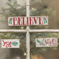 3/Set Xmas Words Ornaments (Pack of 2)