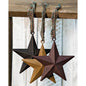 Primitive Star Ornament 4" 3 Asstd. (Pack of 4)