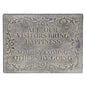 All Our Visitors Galvanized Sign