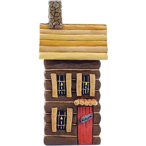 Resin Log Cabin (Pack of 2)