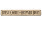 Fresh Coffee Engraved Block 12" (Pack of 4)