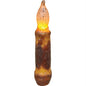 4" Burnt Mustard LED Taper (Pack of 4)